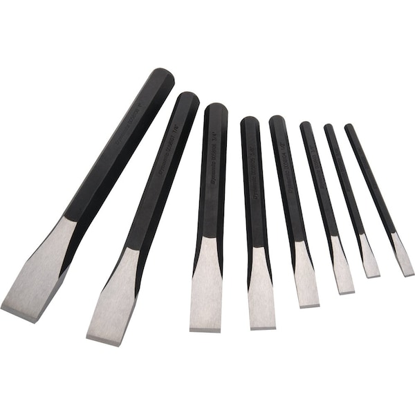 Tools 8 Piece Chisel Set, 1/4" - 1"